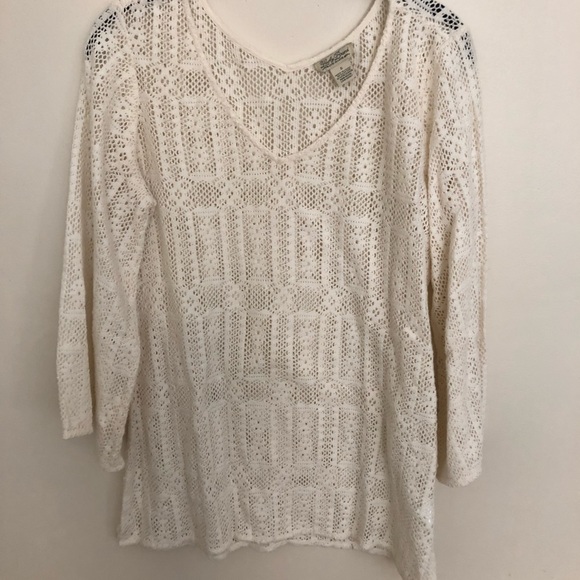 Beautiful Crochet Tunic - Lucky Brand 🍀 - Picture 1 of 3